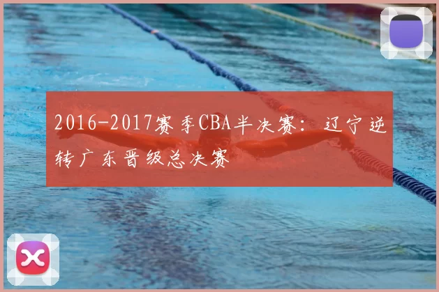 2016-2017赛季CBA半决赛：辽宁逆转广东晋级总决赛